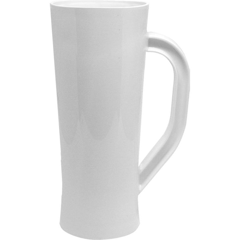 Caneca Chopp Branco 430mL Plástico Premium 284185 Portal Brindes Demais